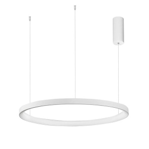 Lustra LED design modern circular PERTINO alba 60W NVL-9853685
