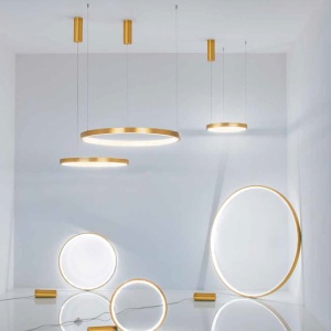 Lustra LED design modern circular ROTUNDA 80cm - Img 3