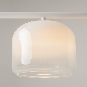 Lustra LED design modern Spirito alb - Img 5
