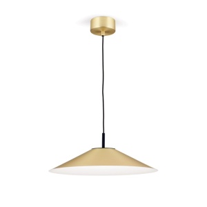 Lustra LED diamabila, Pendul metalic GOURMET Brushed Brass