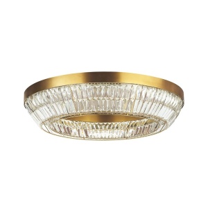 Lustra LED dimabila aplicata design elegant Luxury D-80cm - Img 1