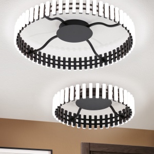 Lustra LED dimabila aplicata design modern circular MANSION 43cm - Img 2