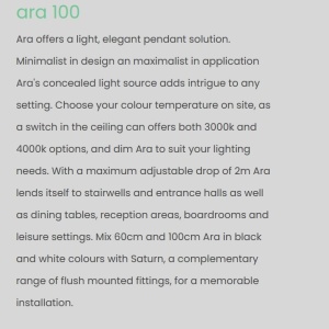 Lustra LED dimabila Ara 100cm 211285 universul-luminii.ro
