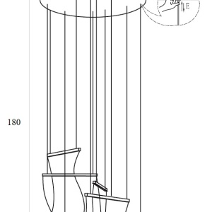 Lustra LED dimabila design deosebit Silk 184365 universul-luminii.ro