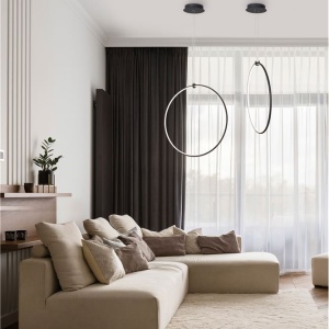 Lustra LED dimabila design modern decorativ Ring 68cm 90895 universul-luminii.ro