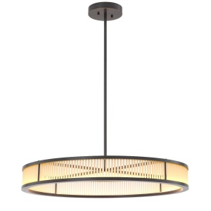 Lustra LED dimabila suspendata design elegant Thibaud L, bronz 100205 universul-luminii.ro