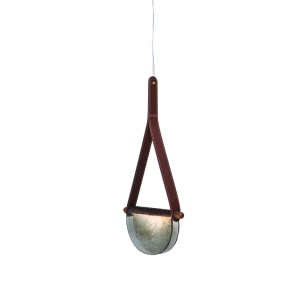 Lustra LED LUX, Lemn masiv, Sticla Topita, Dalì 191905 universul-luminii.ro