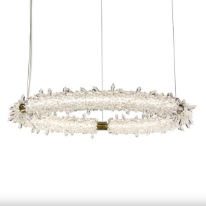 Lustra LED LUX moderna design circular D65 GLACEE 01 - Img 3