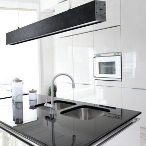 Lustra LED moderna design minimalist LINNEA 140cm negru 97685 universul-luminii.ro