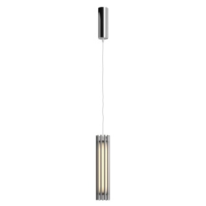 Lustra LED, Pendul design modern Sonata crom - Img 1