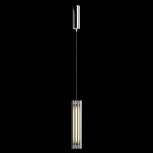 Lustra LED, Pendul design modern Sonata crom - Img 4