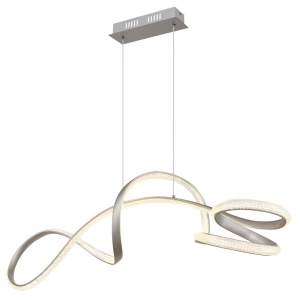 Lustra LED suspendata 4000K SWIRL nichel