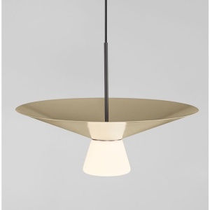 Lustra LED suspendata BARIS White Tea 38cm - Img 8