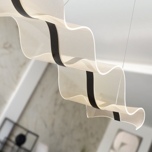 Lustra LED suspendata cu telecomanda Olas 225045 universul-luminii.ro