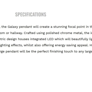 Lustra LED suspendata design circular Galaxy 82cm - Img 4