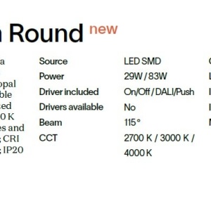 Lustra LED suspendata design circular ORACLE SLIM SP D050 ROUND 3000K ON-OFF OT - Img 3