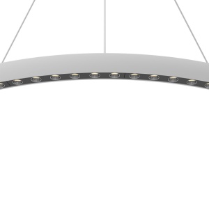 Lustra LED suspendata design circular XL RIUMAR alba - Img 5