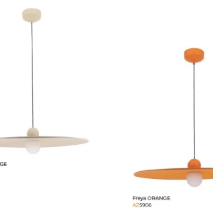 Lustra LED suspendata design decorativ FREYA 60 bej 143815 universul-luminii.ro