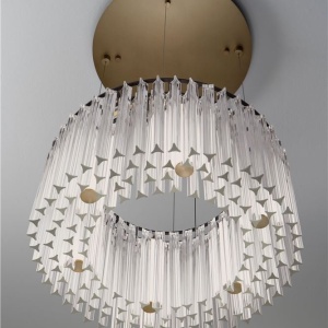 Lustra LED suspendata design decorativ NOL D-68cm - Img 6