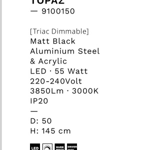 Lustra LED suspendata design decorativ TOPAZ - Img 8