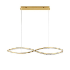 Lustra LED suspendata design elegant AURELIA 95W aurie - Img 1