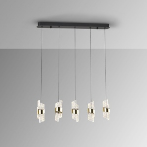 Lustra LED suspendata design elegant Iliada 5L - Img 3