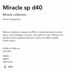 Lustra LED suspendata design elegant Miracle sp d40 - Img 3