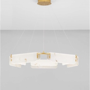 Lustra LED suspendata design modern AIDER, 93cm - Img 6