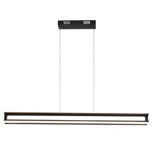 Lustra LED suspendata design modern Belle negru