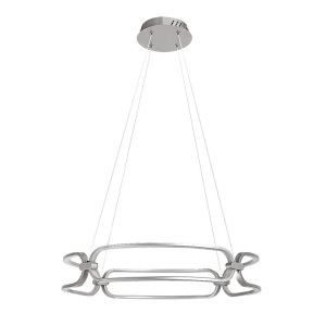Lustra LED suspendata design modern Fringilla - Img 1