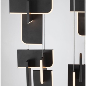 Lustra LED suspendata liniara design decorativ 3000K TOTEM 144W - Img 4