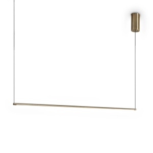 Lustra LED suspendata minimalista ESSENCE SP ROUND OTTONE 3000K