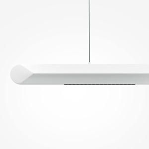 Lustra LED suspendata stil minimalist modern Motion alb - Img 2
