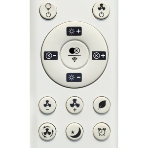 Lustra LED, Ventilator minimalist cu telecomanda, ROSE alb MA-8705 247455 universul-luminii.ro