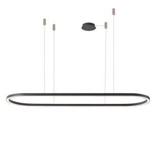 Lustra LED XXL suspendata design modern ELENA 150 DIMM BK