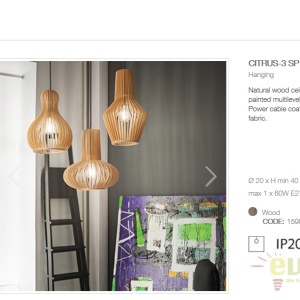 Lustra lemn design natural CITRUS-3 SP1 159867 61155 universul-luminii.ro