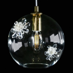 Lustra LUX decorativ fulgi de zapada din cristal SNOWFLAKE 02A 622885 universul-luminii.ro