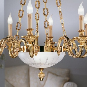 Lustra LUX design clasic realizata manual Meg 144795 universul-luminii.ro