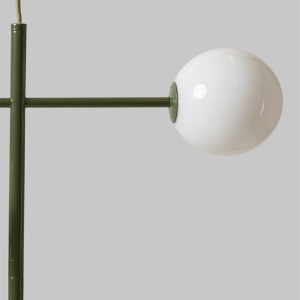 Lustra metal verde cu 4 globuri sticla Copenhagen 248385 universul-luminii.ro