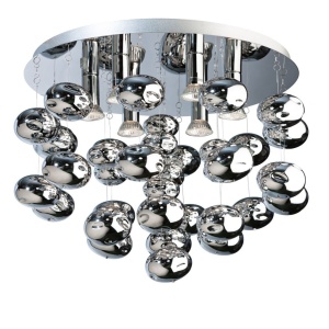 Lustra moderna aplicata design deosebit 49cm Luvia CH - Img 5