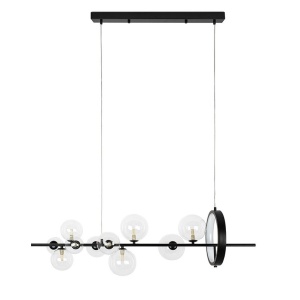 Lustra moderna cu 10 de surse de lumina si LED LINEA 120