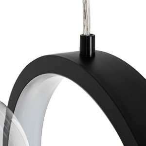 Lustra moderna cu 10 de surse de lumina si LED LINEA 120 222385 universul-luminii.ro