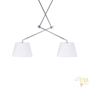 Lustra moderna cu 2 brate articulate ADAM 2 S WH 50275 universul-luminii.ro