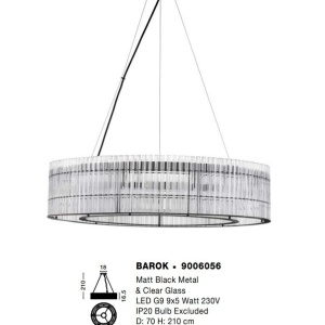 Lustra moderna design deosebit BAROK 121855 universul-luminii.ro