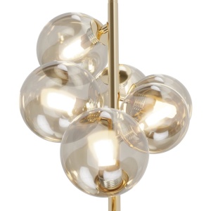 Lustra moderna design deosebit cu 6 de surse de lumina Dallas auriu 118565 universul-luminii.ro