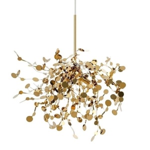 Lustra moderna design deosebit Monede 1 auriu - Img 1