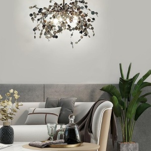 Lustra moderna design deosebit Monede 1 crom - Img 4