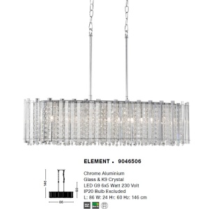 Lustra moderna design elegant ELEMENT 6L NVL-9046506 - Img 3