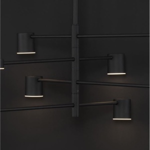 Lustra moderna dimabila cu 8 spoturi LED NORDIK 121275 universul-luminii.ro