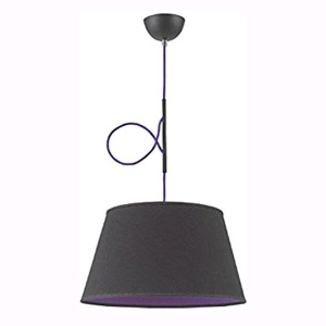 Lustra moderna negru/ purpuriu Lukka 369/1 LP